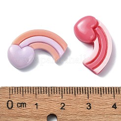 Deko-Cabochons aus undurchsichtigem Harz zum Valentinstag RESI-G088-06