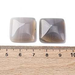 Natürlichen grauen Achat Cabochons G-K348-05