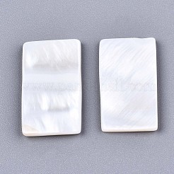 Natürliche Süßwasser Muschel Cabochons SHEL-S276-133