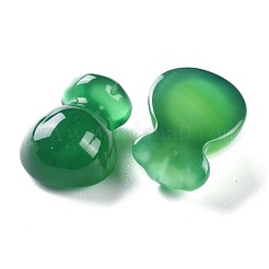 Natürliche grüne Onyx-Achat-Cabochons G-H231-15