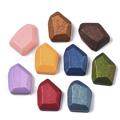 Bemalte Holz Cabochons WOOD-R265-02