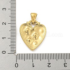 304 Edelstahl Anhänger Strass Fassungen STAS-O009-03B-G