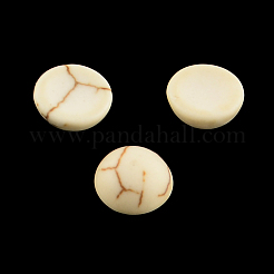 Halbrunde Magnesit-Cabochons TURQ-S266-6mm-02