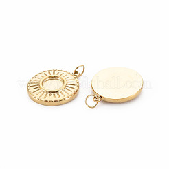Ionenplattierung (IP) 304 Edelstahl Anhänger Emaille-Einstellungen STAS-N097-127LG