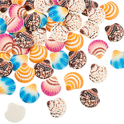 50 Stück undurchsichtige Harz-Decoden-Cabochons CRES-PH0001-20