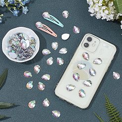 Flache Rückseite Nachahmung Taiwan Acryl Strass cabochons GACR-FG0001-04