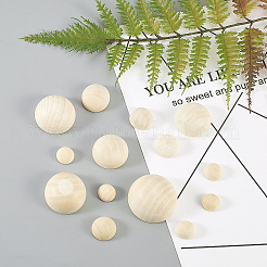 Unfertige Holz Cabochons WOOD-CJ0001-10