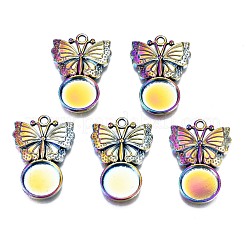 Legierung Anhänger Fassungen für Cabochon PALLOY-N163-034-NR