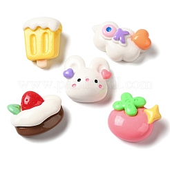 Undurchsichtige Decoden-Cabochons aus Harz RESI-H165-02