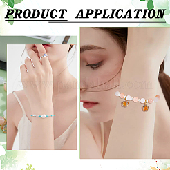 100 Stück transparente Glascabochons GLAA-SC0001-96