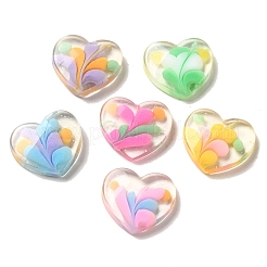 Transparente Decoden-Cabochons aus Harz X-RESI-D008-05A