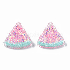 Herbstthema transparente Epoxidharz-Cabochons CRES-N034-04