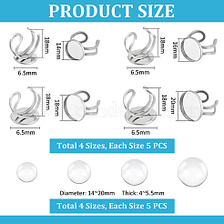 DIY-Set zur Herstellung von Rohlingen mit offener Kuppel DIY-UN0005-17
