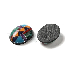 Zusammengesetzte synthetische Türkis- und Malachit- und synthetische gemischte Stein-Cabochons G-B059-06