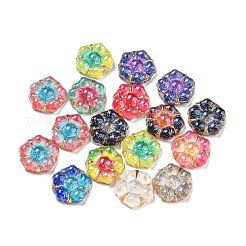 Durchscheinende Harz-Cabochons RESI-D005-13
