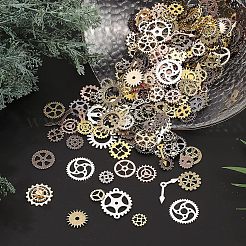 Legierung Cabochons PALLOY-OC0002-33-RS