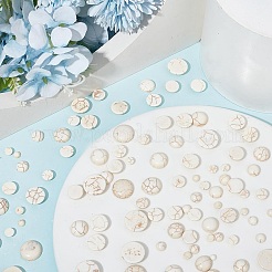 300 Stück synthetische Howlith-Cabochons in 14 Größen G-AR0006-14