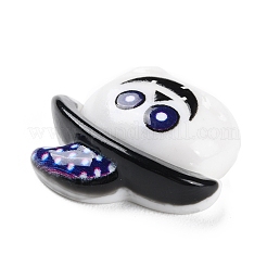 Undurchsichtige Harz-Cabochons zum Thema Halloween RESI-C033-01C