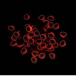 Leuchtende Harz-Cabochons mit Weihnachtsmotiv RESI-U003-02E