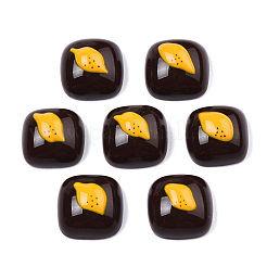 Undurchsichtige Harz-Email-Cabochons CRES-N031-035