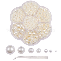 52g ABS-Kunststoff-Perlen-Cabochons SACR-SZ0001-10