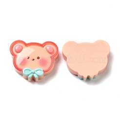 Niedliche Cartoon-Tier-Cabochons aus undurchsichtigem Harz RESI-C034-05A
