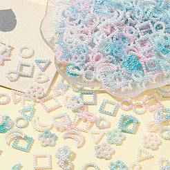 100g Sprühfarbe ABS-Kunststoff-Cabochons KY-CJ0001-67