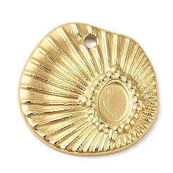 Cabochon-Fassungen für Anhänger aus Edelstahl 304 STAS-K263-39G