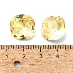 Facettierten Glas Strass cabochons GGLA-C032-02A