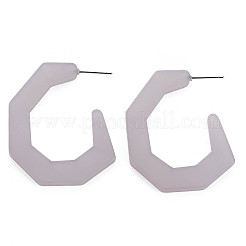 Große C-förmige Ohrstecker für Mädchenfrauen KY-Q058-081A