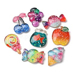 Undurchsichtige Decoden-Cabochons aus Harz RESI-S07-11