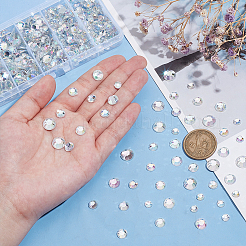 430 Stück 5 Stile Kunststoff-Cabochons FIND-PH0021-48B