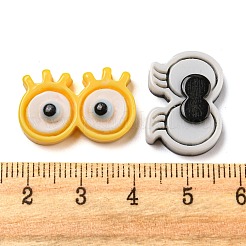 Undurchsichtige Decoden-Cabochons aus Harz RESI-C046-01