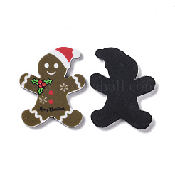 Bedruckte Acryl-Cabochons im weihnachtlichen Stil MACR-O045-01G