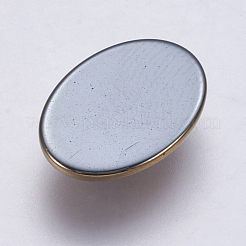 Galvanisieren unmagnetische synthetischen Hämatit cabochons G-K237-19A