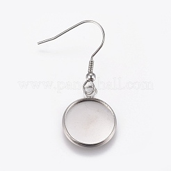 Edelstahl Ohrringe EJEW-WH0001-A02