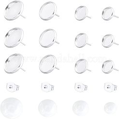 104 Stück DIY-Set zur Herstellung von Ohrsteckern aus Edelstahl 304. DIY-UN0002-50S