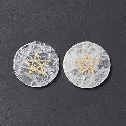 Natürlichen Quarzkristall cabochons G-P491-08H
