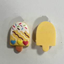 Bedruckte undurchsichtige Harz-Decoden-Cabochons RESI-T055-04A