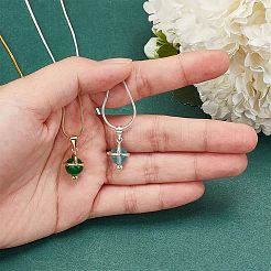 925 Sterling Silber Anhänger Fassungen STER-GO0001-25A