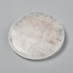 Natürliche Quarzkristall-Cabochons mit Chakra-Motiven G-P001-22A