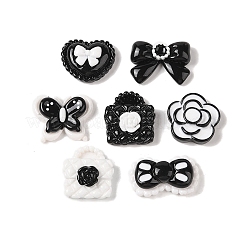 Undurchsichtige Decoden-Cabochons aus Harz RESI-S391-14