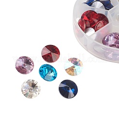 Glas spitze zurück und zurück plattierter strass RGLA-JP0001-02