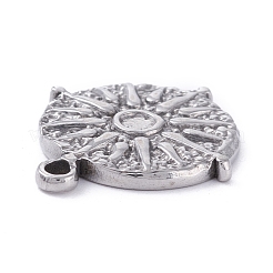 Anlaufgeschützte Cabochon-Fassungen für Anhänger aus Edelstahl 304 STAS-P288-22P