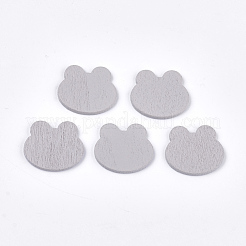 Gemalte Pappelholz Cabochons WOOD-T021-33C