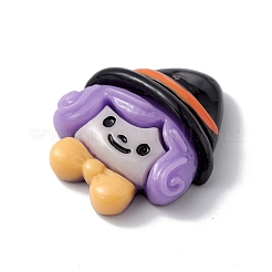 Undurchsichtige Harz-Cabochons zum Thema Halloween RESI-E035-01X