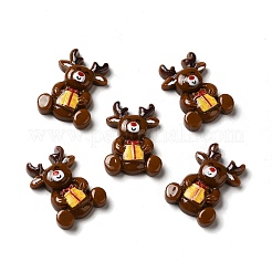 Weihnachtliche Cabochons aus undurchsichtigem Harz RESI-K019-29