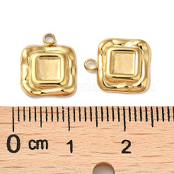 Cabochon-Fassungen für Anhänger aus Edelstahl 304 STAS-Q252-24G