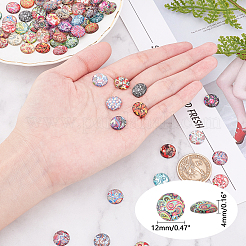 Glas cabochons GGLA-PH0006-05