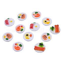 30 Stück 5-Stil-Harz-Decoden-Cabochons RESI-CJ0001-163